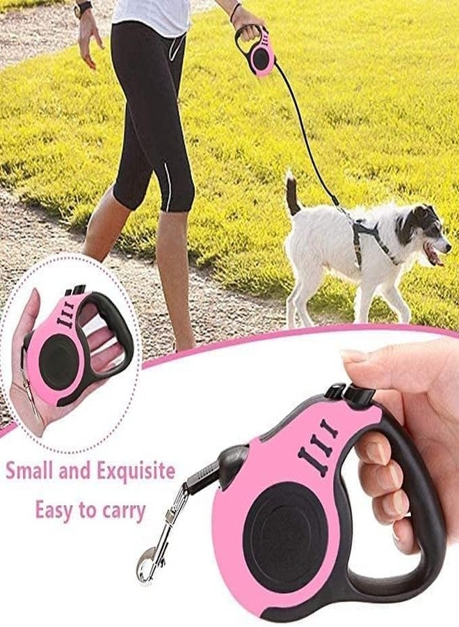 DOCROK Automatic Retractable Dog Leash - 16ft Quick-Lock Nylon Tape Dog Chain - Tangle-Free, Anti-Slip Cat & Puppy Walking Dog Rope (Multi Color) - Image 3